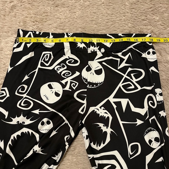 NWT Disney Nightmare before Christmas jack Skellington leggings - Picture 6 of 8